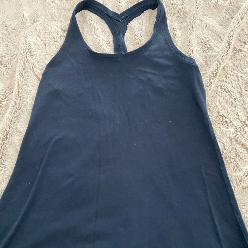 Lululemon Racerback Tank Navy Size 8